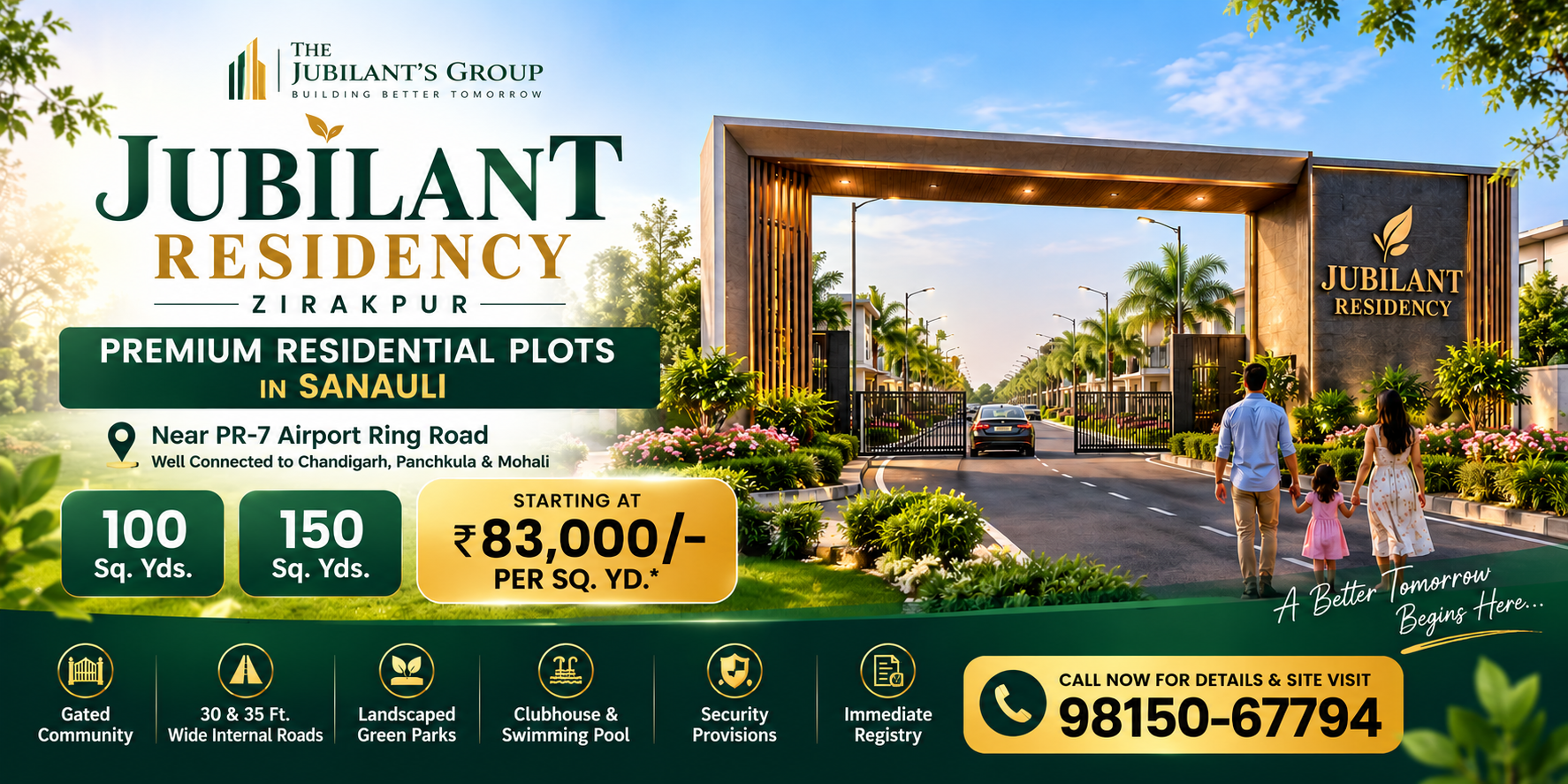 Jubilant Residency Zirakpur_ A Better Tomorrow
